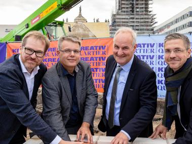 Grundsteinlegung mit Kulturprogramm für neues Kreativ Quartier Potsdam